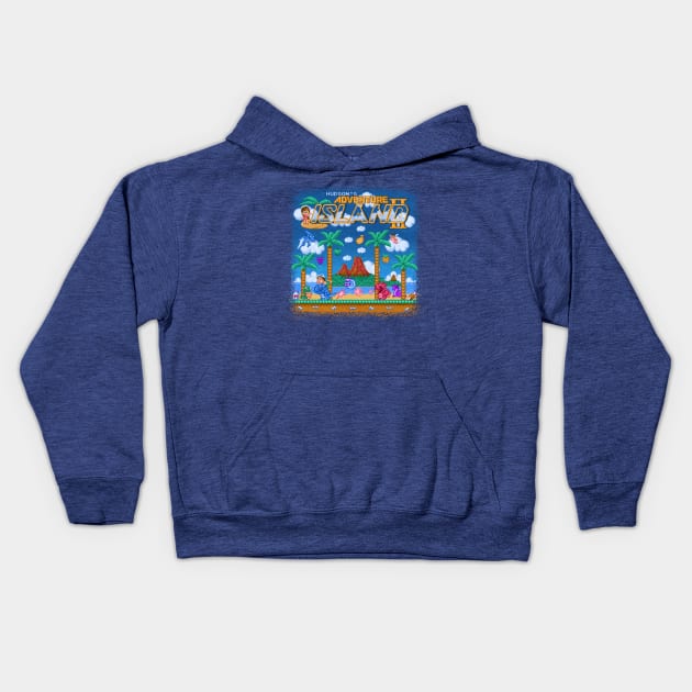 Island Adventure, too Kids Hoodie by Kari Likelikes